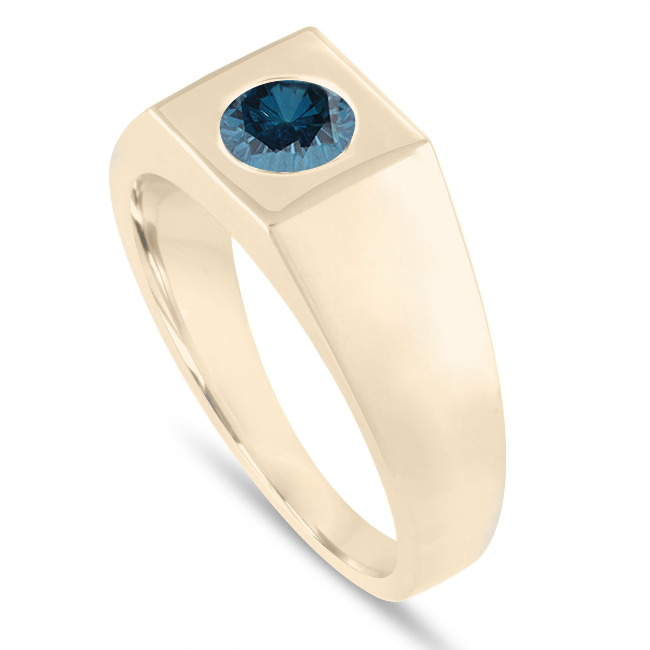Blue Diamond Wedding Ring — Personal Touch Jewelers | Designer Jewelry  Personalized for Woman & Men