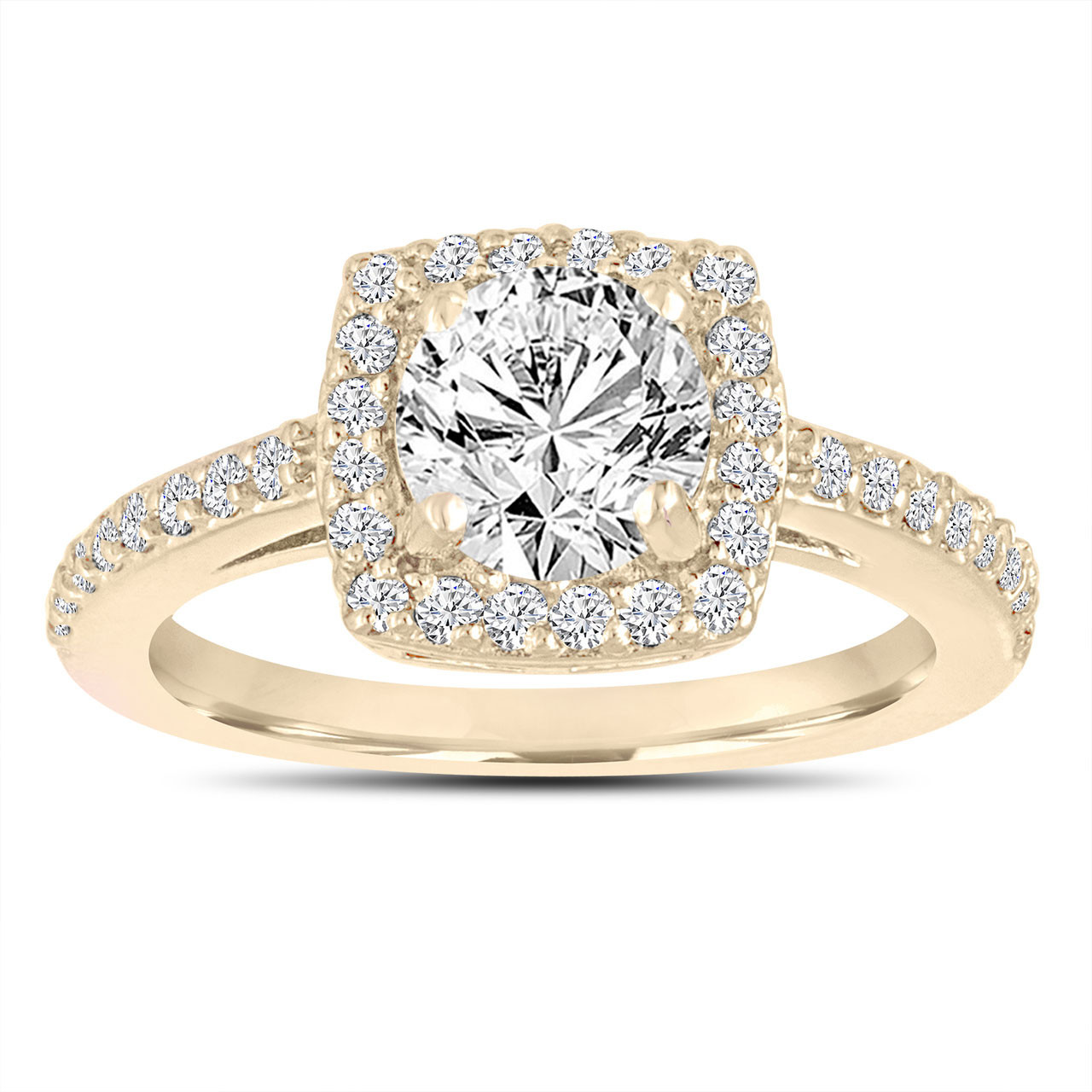 Showroom of 18k yellow gold diamond ring | Jewelxy - 208890