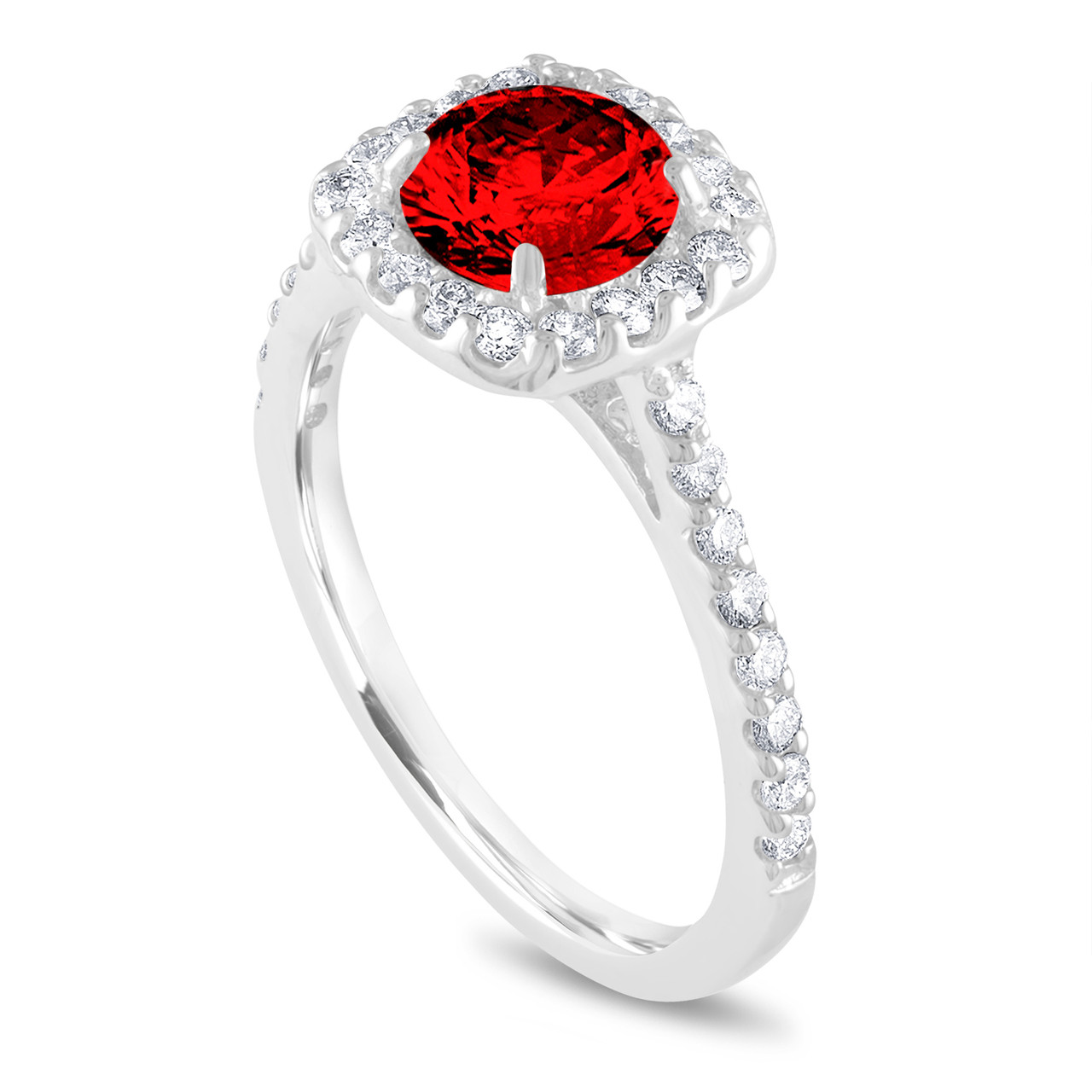 Red Diamond Engagement Ring, Fancy Red Diamond Bridal Ring, Cushion Cut ...