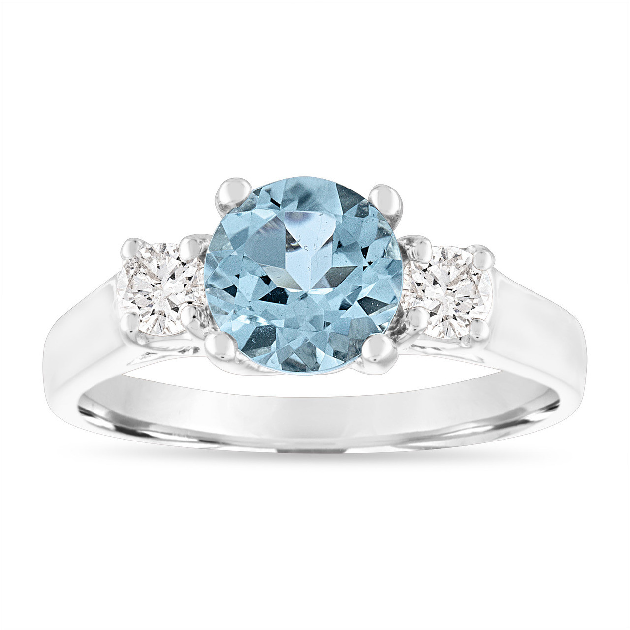 aquamarine stone ring