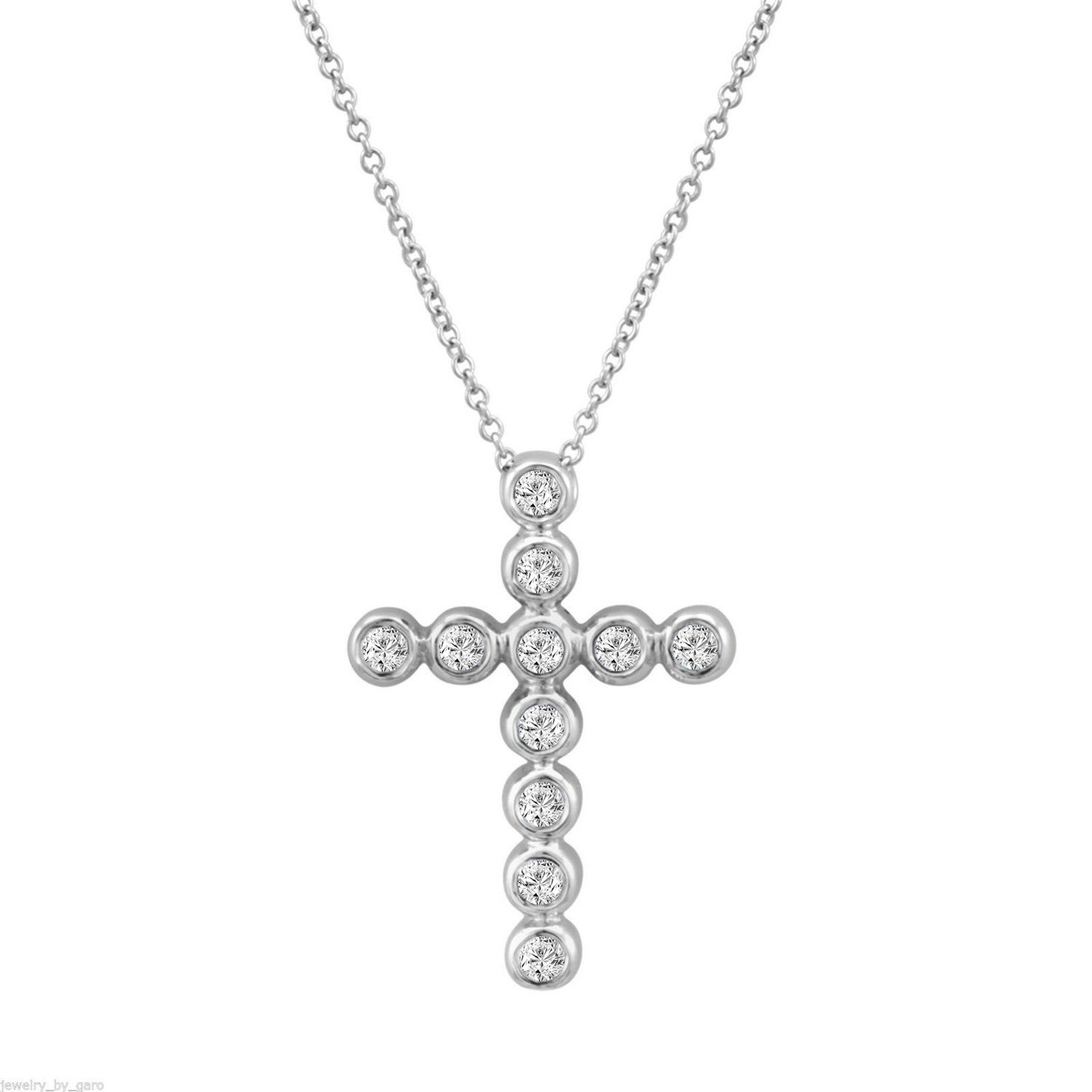 Anbinder Jewelry 14K Gold Jerusalem Cross Diamond Necklace with Sapphire  Stones, Jewelry | My Jerusalem Store