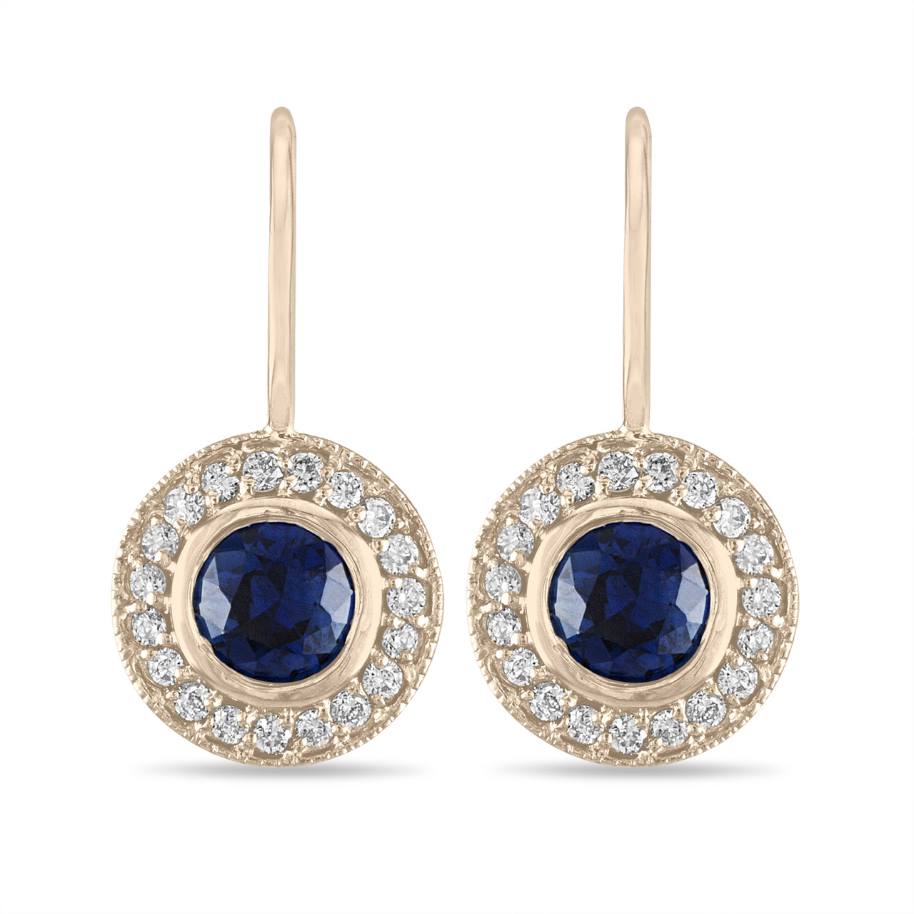 14k Gold Sapphire Earrings on Sale, 59% OFF | www.ingeniovirtual.com