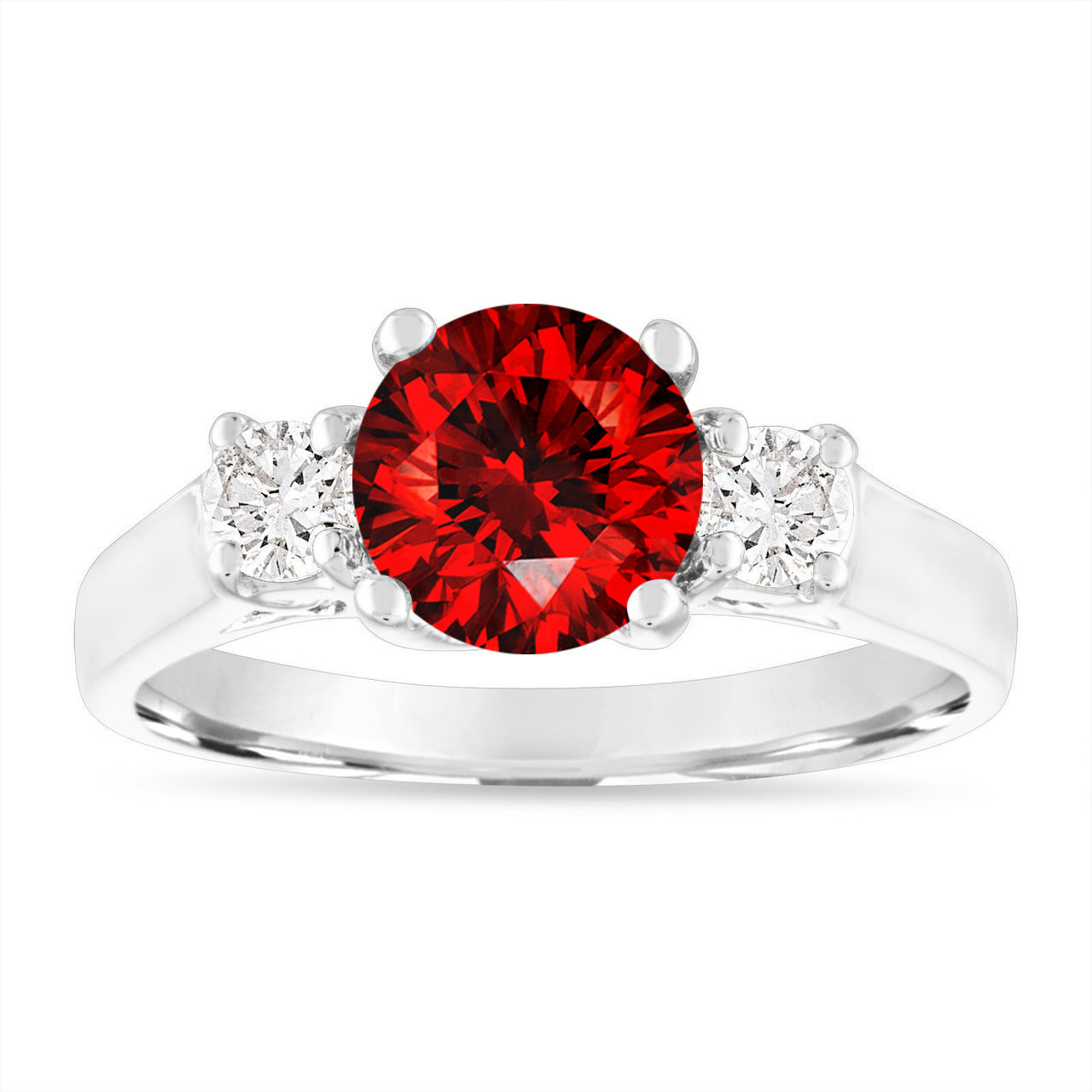 Royal Victorian 14K Red Gold 3.0 Ct Asscher Cut Black Diamond Landseer Lion Engagement  Ring R867-14KREGBD | Art Masters Jewelry