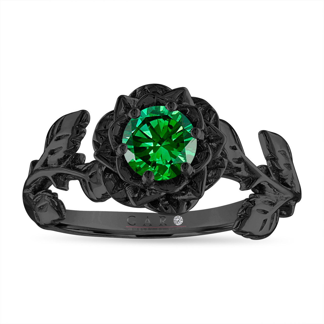 Polished Mint Green Emerald Ring in Silver – Buddha Blossom Jewels