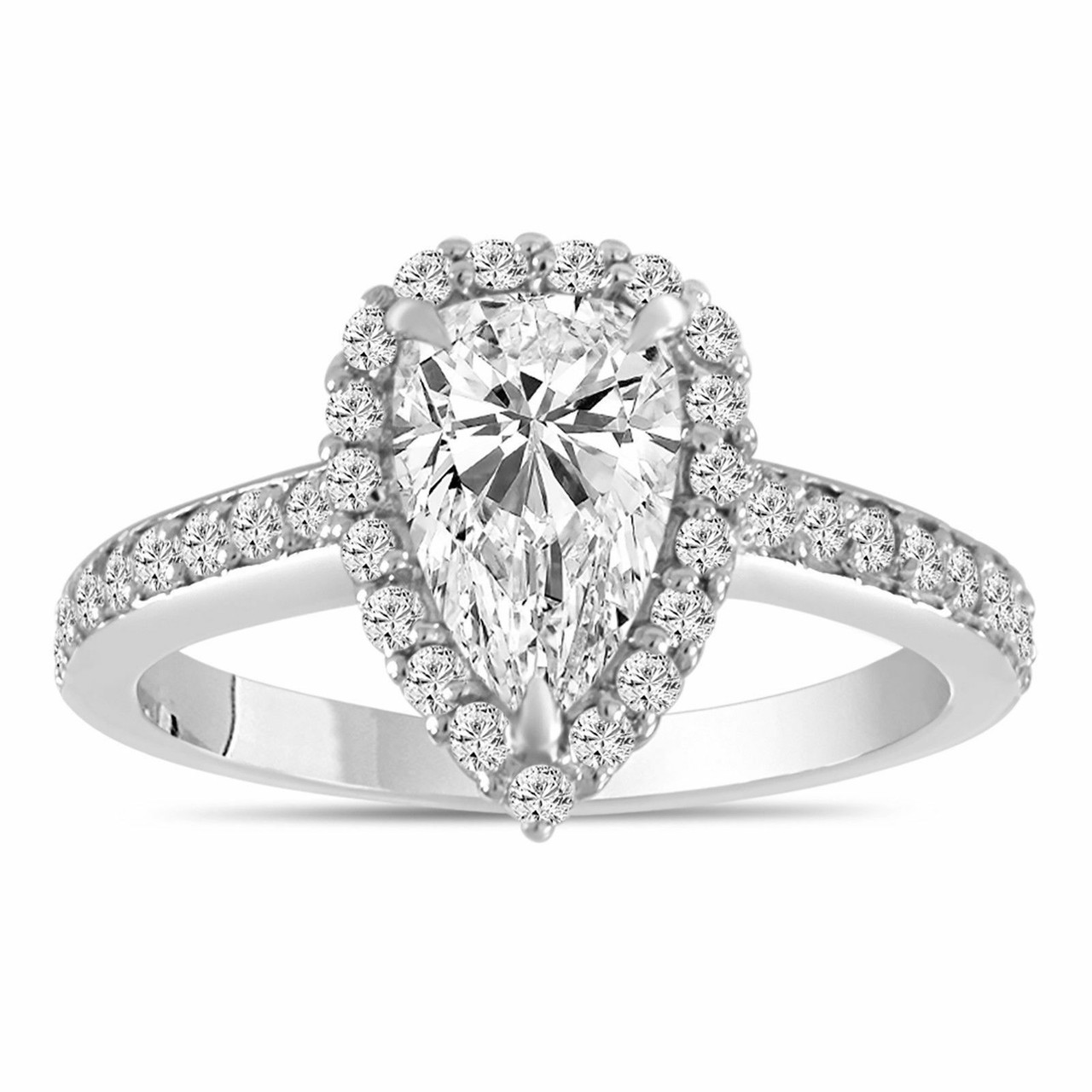 Cushion Cut Moissanite Engagement Ring – David's House of Diamonds