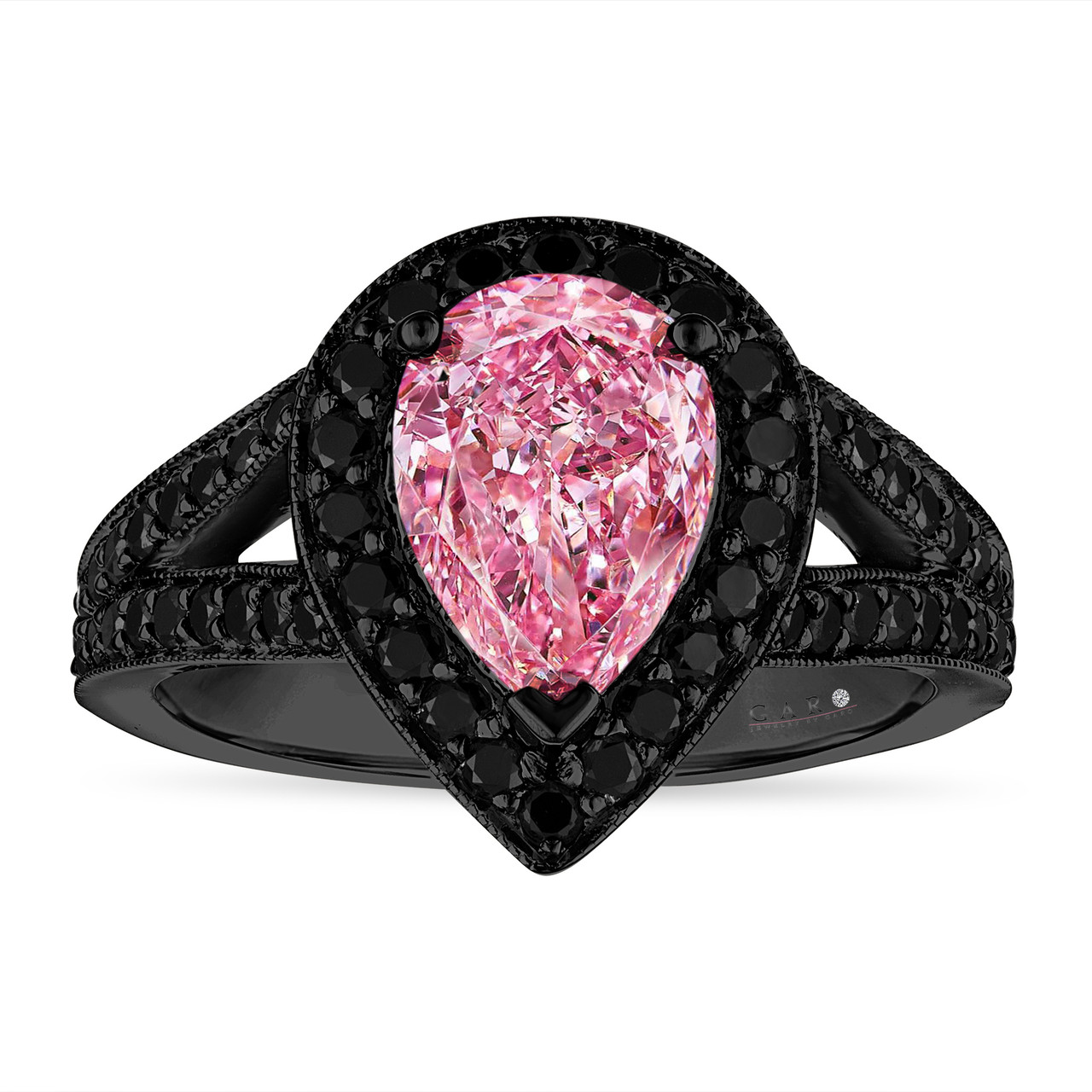 Vivid pink diamond ring cheap
