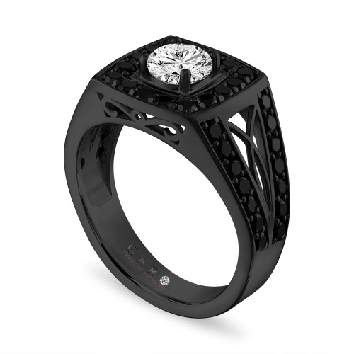 Warhammer 40K Dark Angels Inspired Men's Engagement Ring | Takayas Custom  Jewelry