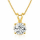 GIA Certified Diamond Solitaire Pendant Necklace 0.70 Carat 14K White Gold, Yellow Gold Or Rose Gold Certified Handmade