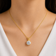 Natural Diamond Solitaire Pendant Necklace 0.50 Carat GIA Certified 14K White Gold, Yellow Gold Or Rose Gold Unique Handmade