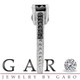 Fancy Black Diamond Engagement Ring 14K White Gold 0.79 Carat Antique Vintage Style Engraved Pave Set HandMade Certified