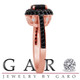 Black Diamond Engagement Ring Rose Gold  Double Halo 1.78 Carat Handmade Certified