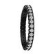 Black Gold Eternity Diamond Wedding Ring, Wedding Band, Anniversary Band 0.70 Carat Certified handmade