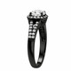 1.03 Carat Natural Diamond Halo Split Shank Engagement Ring 18K Yellow Gold, White Gold or Black Gold GIA Certified Handmade