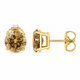 Champagne Diamond Stud Earrings 1.00 Carat 14K Yellow Gold, Rose Gold Or White Gold Certified Handmade