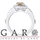 Platinum Champagne Brown Diamond Engagement Ring 1.56 Carat Handmade Unique Halo Pave Certified
