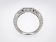 Diamond Curve Wedding & Anniversary Band 0.15 Carat 14K White Gold Certified Handmade 