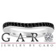 Black Diamonds Engagement Ring and Wedding Bands Sets 2.03 Carat 14K White Gold Unique Handmade Certified