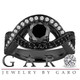 Black Diamond Twisted Cocktail Ring 1.52 Carat 14K Black Gold Vintage Style Unique Certified Handmade