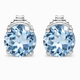 3.20 Carat Aquamarine Stud Earrings 14K White Gold or Yellow Gold Handmade March Birthstone Fine Jewelry