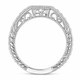 Unique Wedding & Anniversary Diamond Curve Band 14K White Gold, Rose Gold Or Yellow Gold 0.21 Carat Certified Handmade 