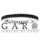 Fancy Black Diamond Eternity Wedding Band, Anniversary Ring  14k White Gold 0.45 Carat Handmade
