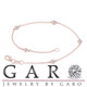 Diamond By The Yard Bracelet 0.25 Carat 14k Rose Gold Certified Handmade