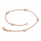 Diamond By The Yard Bracelet, Station Bracelet 0.25 Carat 14K White Gold, Rose Gold Or Yellow Gold Certified Handmade