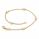 Diamond Station Bracelet 0.25 Carat 14K White Gold, Rose Gold Or Yellow Gold Certified Handmade