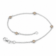 Champagne Brown Diamond Station Bracelet 0.25 Carat 14K White Gold, Rose Gold Or Yellow Gold Handmade
