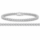 3.60 Carat Diamonds Tennis Bracelet, 3 Prong Martini Bracelet 14K White Gold Certified Handmade