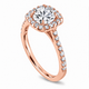 1.58 Carat Natural Diamond Halo Engagement Ring, Cushion Cut Bridal Ring 14K White, Yellow Or Rose Gold GIA Certified Handmade