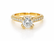 Natural Diamond Engagement Ring 0.80 Carat 18K Yellow Gold Or White Gold GIA Certified Handmade