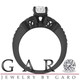 Vintage Butterfly Diamond Engagement Ring Handmade Gia Certified 14K Black Gold Unique Bridal Wedding Ring 0.68 Carat 
