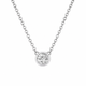 D Color Internally Flawless Diamond Solitaire Pendant Necklace, Platinum 0.50 Carat GIA Certified Handmade 