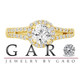 1.03 Carat Natural Diamond Halo Engagement Ring 14K Yellow Gold GIA Certified Unique Handmade