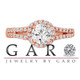 Natural Diamond Halo Engagement Ring 1.03 Carat 14K Rose Gold GIA Certified Unique Handmade
