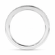 Two Row Diamond Wedding Band, Half Eternity 4 mm Unique Anniversary Ring 14K White Gold, Yellow Gold or Rose Gold 0.45 Carat Certified Handmade