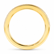 Two Row Diamond Wedding Band, Half Eternity 4 mm Unique Anniversary Ring 14K White Gold, Yellow Gold or Rose Gold 0.45 Carat Certified Handmade