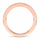Half Eternity Diamond Wedding Band Two Rows Anniversary Ring, 4mm 0.45 Carat 18K White Gold, Rose Gold, Yellow Gold Or Black Gold Certified Handmade