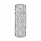 8mm Platinum Men’s Hand Engraved Wedding Band Nature Inspired Unique Scroll Design Milgrain Handmade