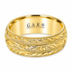 8mm Men’s Hand Engraved Wedding Band Vintage Scroll Design Nature Inspired Milgrain 14K White Gold or Yellow Gold Unique Handmade