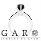 2.50 Carat Pear Shaped Black Diamond Engagement Ring, Bridal Ring, 14k White Gold Unique Handmade Certified