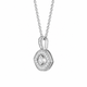 Unique Diamond Evil Eye Pendant Necklace 0.40 Carat Handmade 14K White Gold Yellow Gold or Rose Gold
