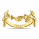 Unique Leaf Wedding Band Floral Anniversary Ring Nature Inspired Handmade 18K White Gold Rose Gold Yellow Gold Black Gold