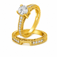 1.31 Carat Lab Grown Diamond Engagement Ring And Wedding Band Sets 14K White Gold Or Yellow Gold IGI Certified Vintage Style Engraved Unique Handmade