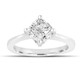 1.50 Carat Cushion Cut Lab Grown Diamond Solitaire Engagement Ring IGI Certified 14K White Gold Unique Gallery Design Handmade 1.50 Carat Cushion Cut Lab Grown Diamond Solitaire Engagement Ring IGI Certified 14K White Gold Unique Gallery Design Handmade