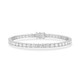 8.60 Carat Natural Diamond Tennis Bracelet 14K White Gold or Yellow Gold Handmade Certified