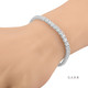 8.60 Carat Natural Diamond Tennis Bracelet 14K White Gold or Yellow Gold Handmade Certified