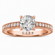1.13 Carat Lab Grown Diamond Engagement Ring IGI Certified  Unique Vintage Filigree 14K White Gold Yellow Gold Rose Gold Handmade