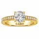 1.13 Carat Lab Grown Diamond Engagement Ring IGI Certified  Unique Vintage Filigree 14K White Gold Yellow Gold Rose Gold Handmade